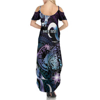 Personalised Polynesia Suicide Prevention Awareness Summer Maxi Dress No Story Should End Too Soon LT05 - Polynesian Pride