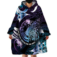 Personalised Polynesia Suicide Prevention Awareness Wearable Blanket Hoodie No Story Should End Too Soon LT05 - Polynesian Pride