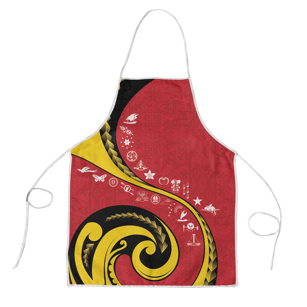 Papua New Guinea Independence Apron Special Style Red Version LT05 Red - Polynesian Pride