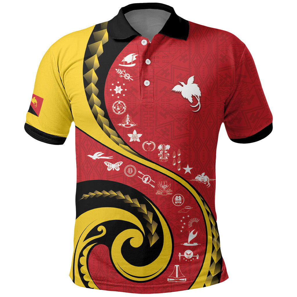 Papua New Guinea Independence Polo Shirt Special Style Red Version LT05 Red - Polynesian Pride