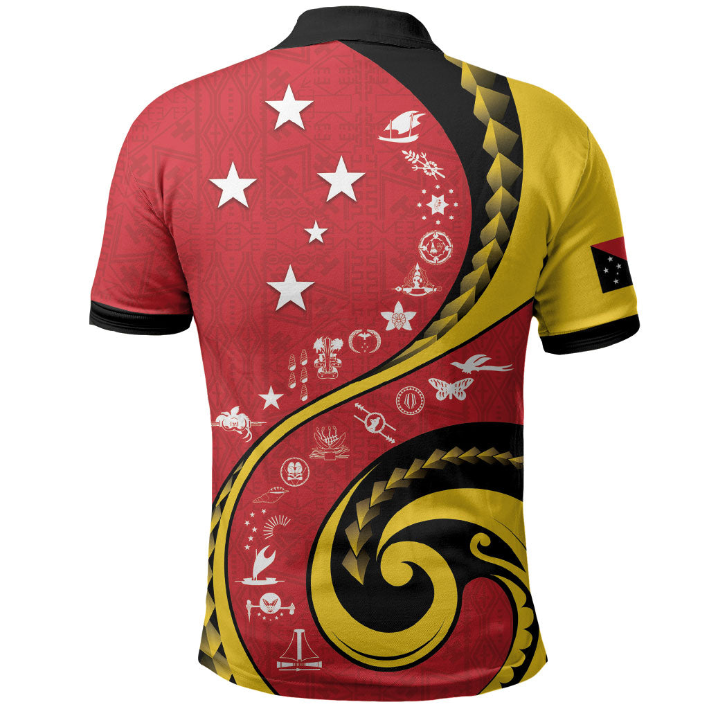 Papua New Guinea Independence Polo Shirt Special Style Red Version LT05 - Polynesian Pride