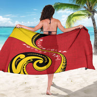 Papua New Guinea Independence Sarong Special Style Red Version LT05 - Polynesian Pride