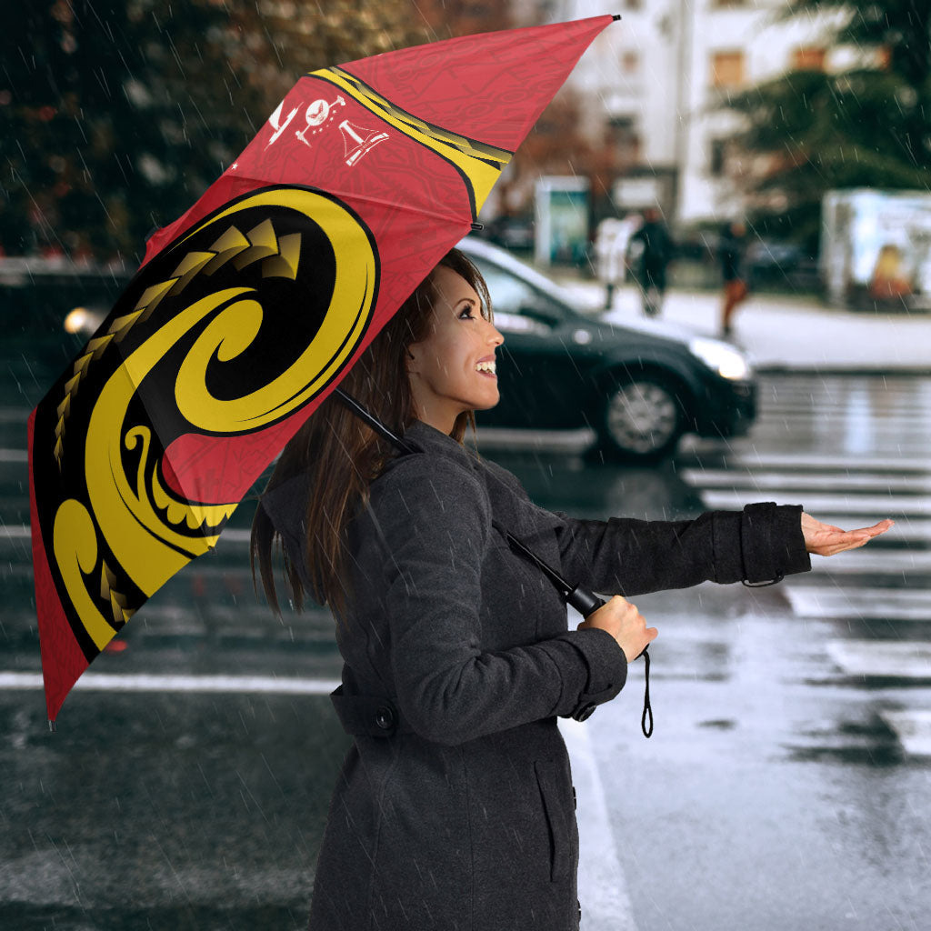 Papua New Guinea Independence Umbrella Special Style Red Version LT05 - Polynesian Pride