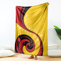 Papua New Guinea Independence Blanket Special Style Yellow Version LT05 - Polynesian Pride