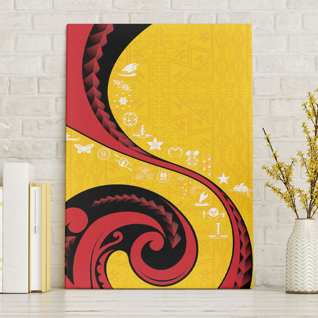 Papua New Guinea Independence Canvas Wall Art Special Style Yellow Version LT05 Without Frame Yellow - Polynesian Pride