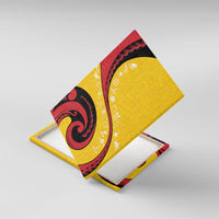 Papua New Guinea Independence Canvas Wall Art Special Style Yellow Version LT05 With Frame Yellow - Polynesian Pride