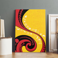 Papua New Guinea Independence Canvas Wall Art Special Style Yellow Version LT05 - Polynesian Pride