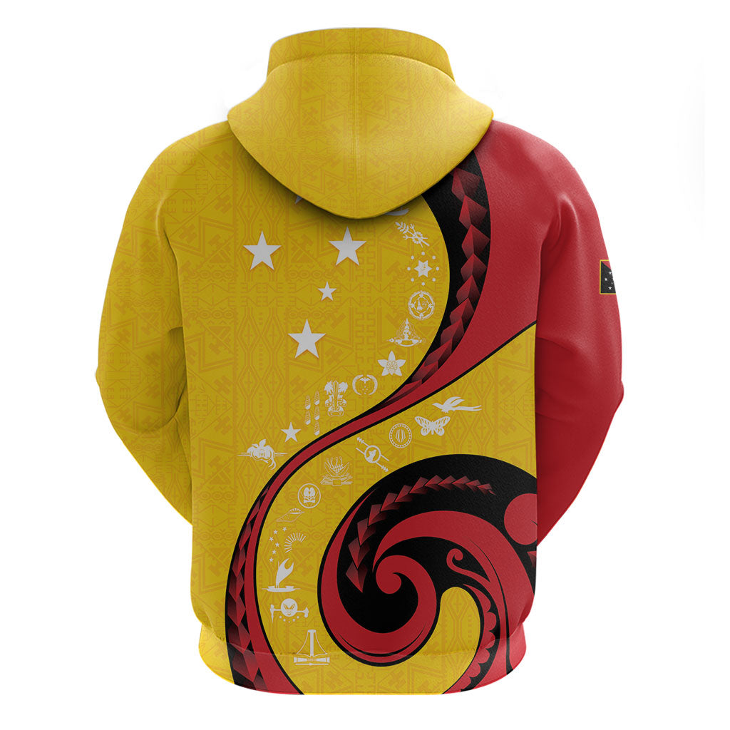 Papua New Guinea Independence Hoodie Special Style Yellow Version LT05 - Polynesian Pride
