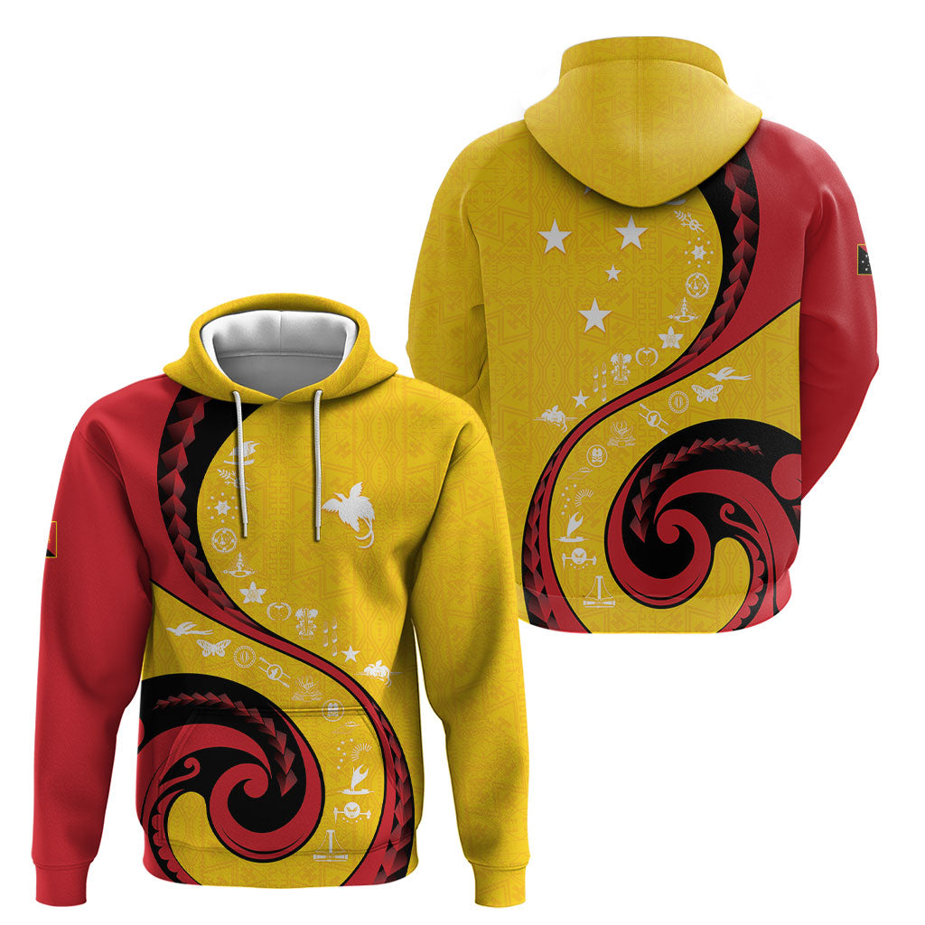 Papua New Guinea Independence Hoodie Special Style Yellow Version LT05 - Polynesian Pride