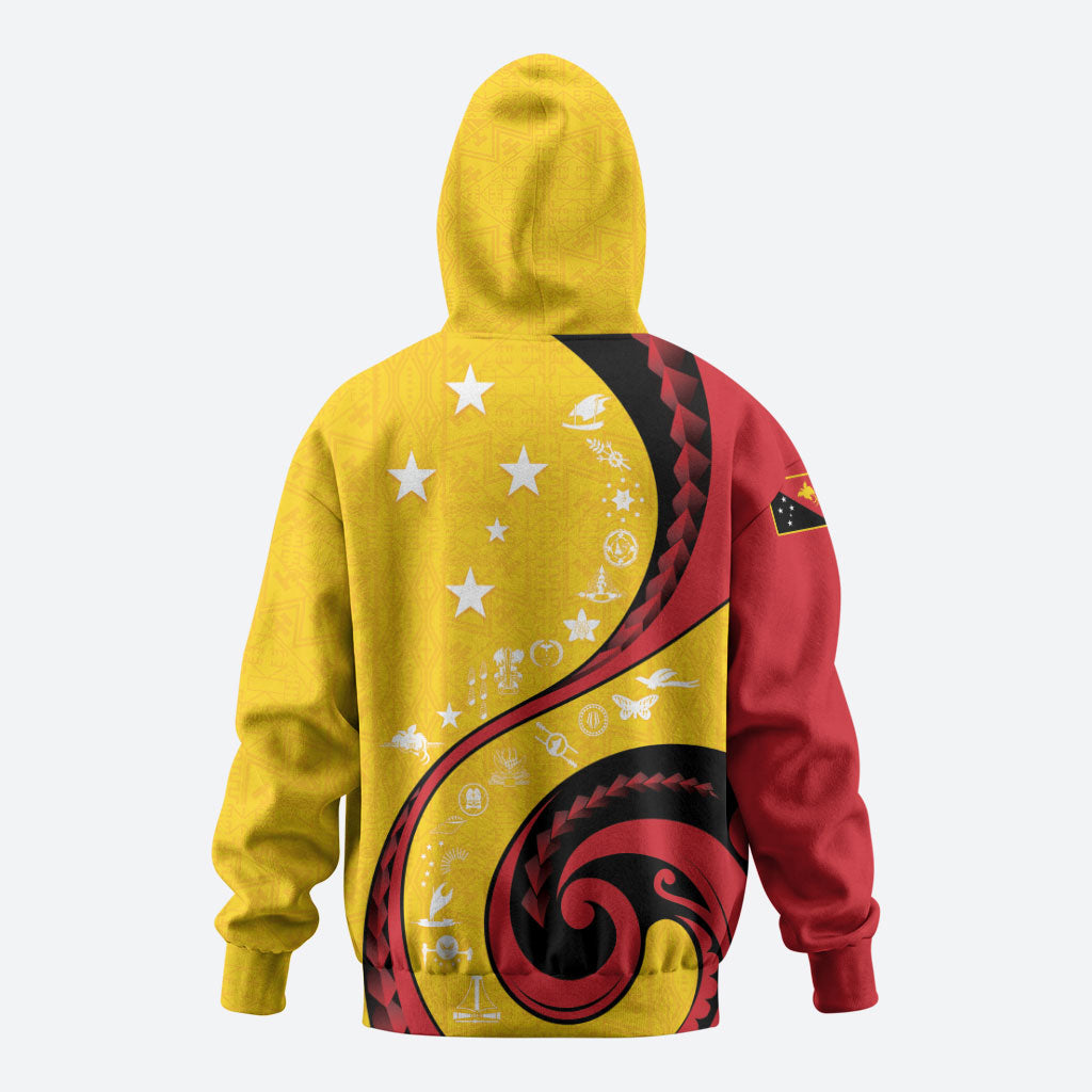 Papua New Guinea Independence Hoodie Special Style Yellow Version LT05 - Polynesian Pride
