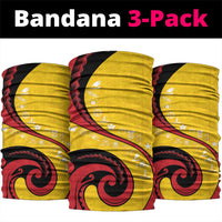 Papua New Guinea Independence Neck Gaiter Special Style Yellow Version LT05 package One Size: 25*50cm Yellow - Polynesian Pride