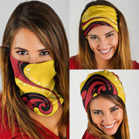 Papua New Guinea Independence Neck Gaiter Special Style Yellow Version LT05 - Polynesian Pride