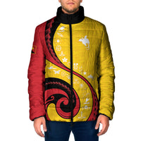 Papua New Guinea Independence Padded Jacket Special Style Yellow Version LT05 Yellow - Polynesian Pride