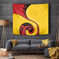 Papua New Guinea Independence Tapestry Special Style Yellow Version LT05 Yellow - Polynesian Pride