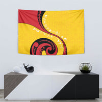 Papua New Guinea Independence Tapestry Special Style Yellow Version LT05 - Polynesian Pride