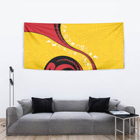 Papua New Guinea Independence Tapestry Special Style Yellow Version LT05 - Polynesian Pride