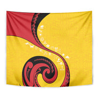Papua New Guinea Independence Tapestry Special Style Yellow Version LT05 - Polynesian Pride