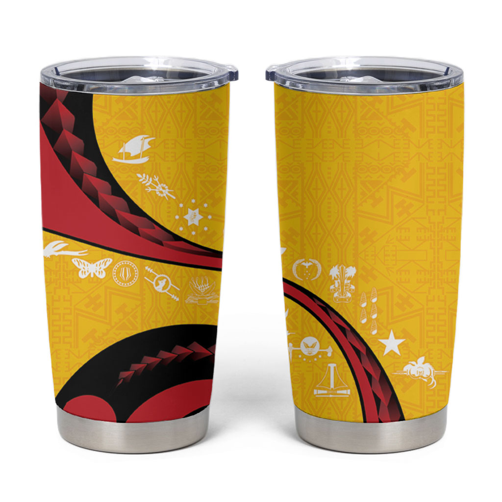 Papua New Guinea Independence Tumbler Cup Special Style Yellow Version LT05 Yellow - Polynesian Pride