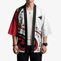 Papua New Guinea Independence Kimono Special Style White Version LT05 - Polynesian Pride