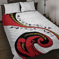 Papua New Guinea Independence Quilt Bed Set Special Style White Version LT05 White - Polynesian Pride