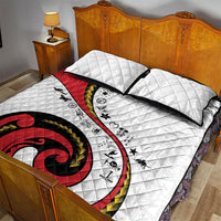 Papua New Guinea Independence Quilt Bed Set Special Style White Version LT05 - Polynesian Pride