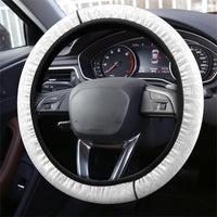 Papua New Guinea Independence Steering Wheel Cover Special Style White Version LT05 - Polynesian Pride