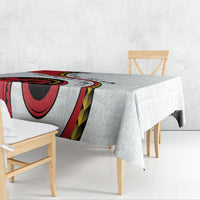 Papua New Guinea Independence Tablecloth Special Style White Version LT05 - Polynesian Pride