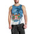 Personalized Fiji Men Tank Top Coat Of Arms Tagimoucia With Fijian Tapa Pattern LT05 - Polynesian Pride