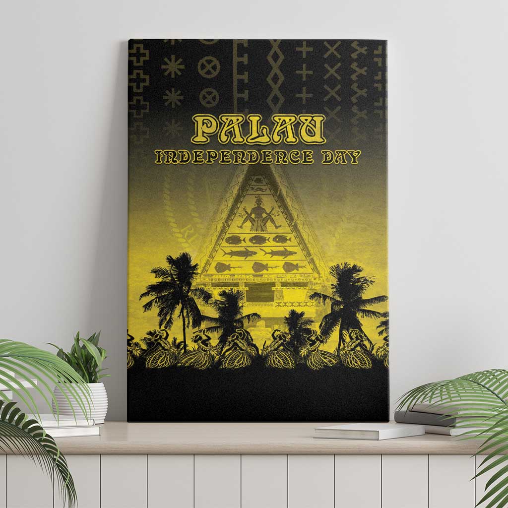 Palau Independence Day Canvas Wall Art Palauan Tattoo Pattern LT05 - Polynesian Pride