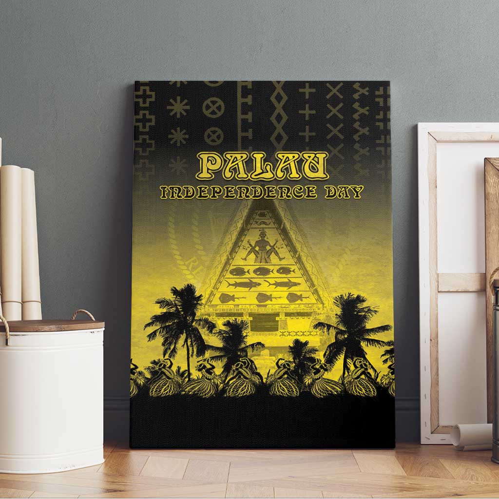Palau Independence Day Canvas Wall Art Palauan Tattoo Pattern LT05 - Polynesian Pride