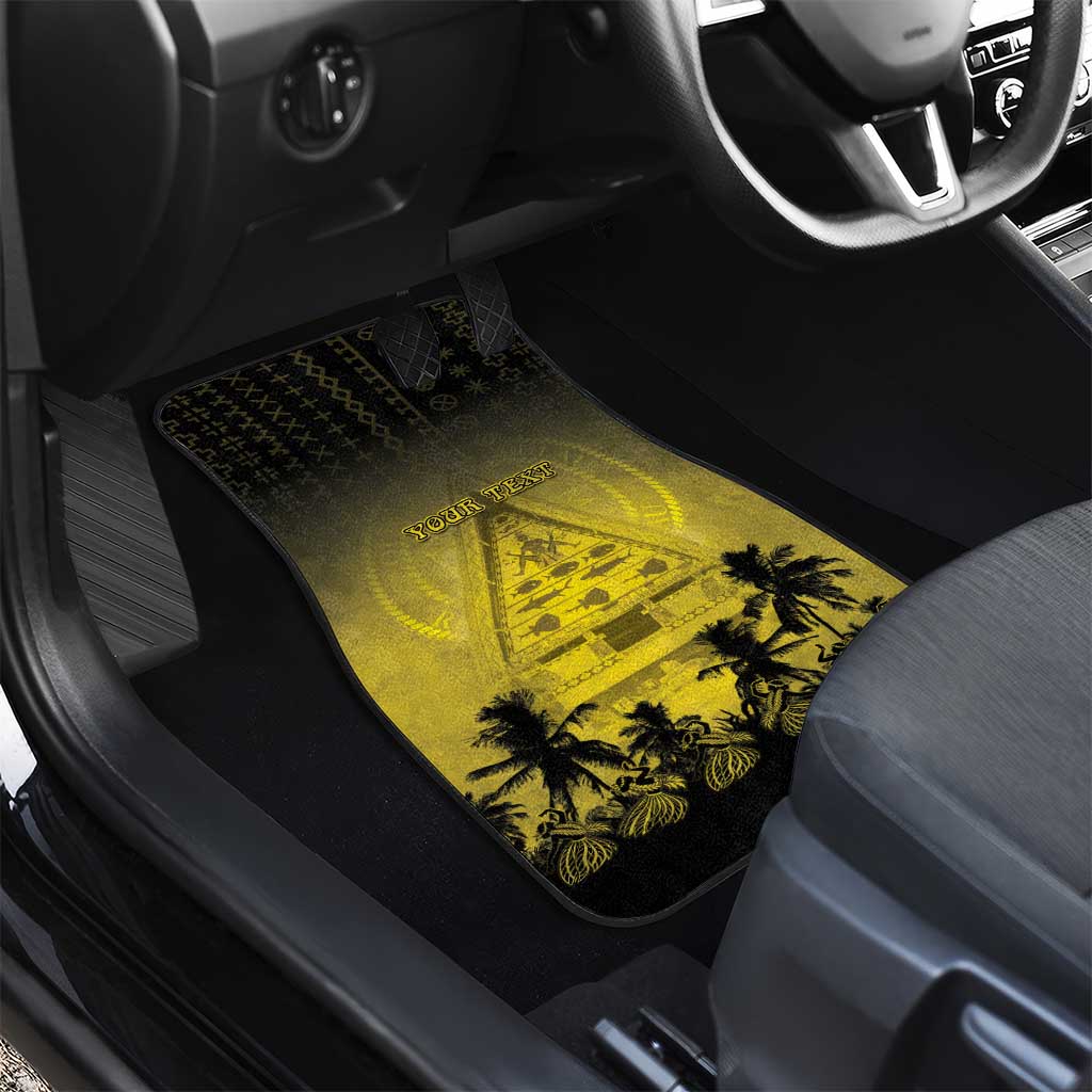 Palau Independence Day Car Mats Palauan Tattoo Pattern LT05 - Polynesian Pride