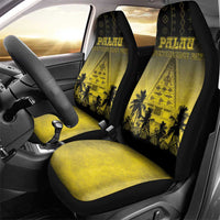 Palau Independence Day Car Seat Cover Palauan Tattoo Pattern LT05 - Polynesian Pride