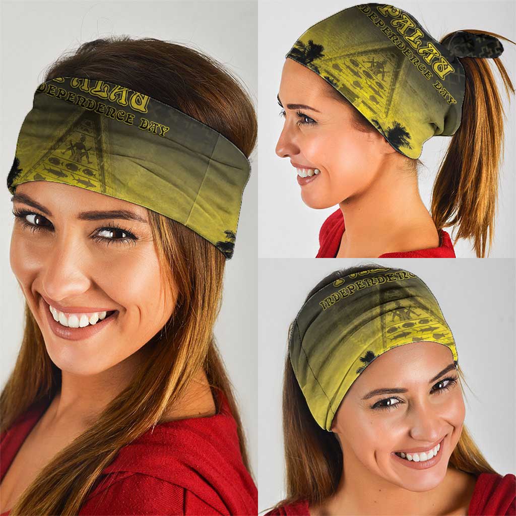 Palau Independence Day Neck Gaiter Palauan Tattoo Pattern LT05 - Polynesian Pride
