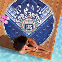Toa Samoa Rugby Beach Blanket Samoan Pride With Tribal Pattern LT05 - Polynesian Pride