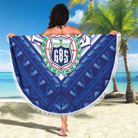 Toa Samoa Rugby Beach Blanket Samoan Pride With Tribal Pattern LT05 - Polynesian Pride