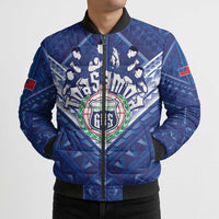Toa Samoa Rugby Custom Bomber Puffer Jacket Samoan Pride With Tribal Pattern LT05 - Polynesian Pride
