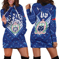 Toa Samoa Rugby Custom Hoodie Dress Samoan Pride With Tribal Pattern LT05 - Polynesian Pride