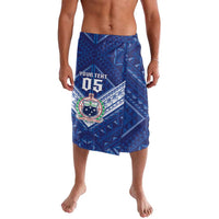 Toa Samoa Rugby Custom Lavalava Samoan Pride With Tribal Pattern LT05 Blue - Polynesian Pride