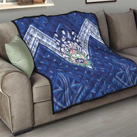 Toa Samoa Rugby Quilt Samoan Pride With Tribal Pattern LT05 - Polynesian Pride