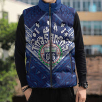 Toa Samoa Rugby Custom Sleeveless Puffer Jacket Samoan Pride With Tribal Pattern LT05 - Polynesian Pride