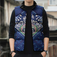 Toa Samoa Rugby Custom Sleeveless Puffer Jacket Samoan Pride With Tribal Pattern LT05 - Polynesian Pride