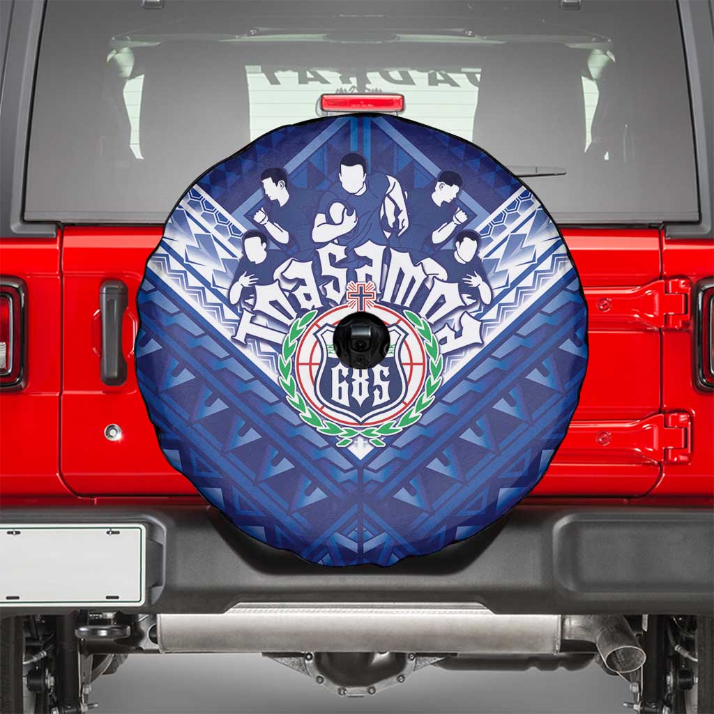 Toa Samoa Rugby Spare Tire Cover Samoan Pride With Tribal Pattern LT05 - Polynesian Pride
