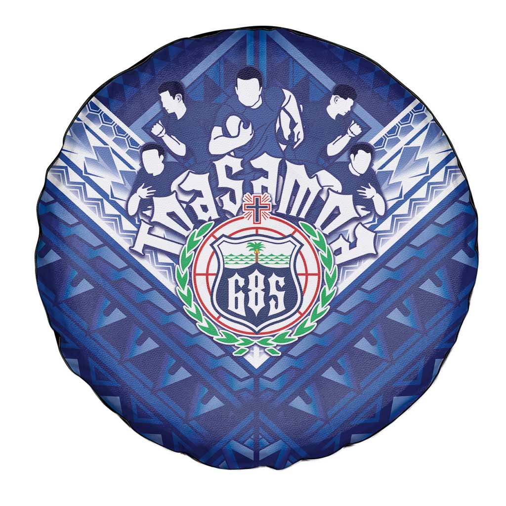 Toa Samoa Rugby Spare Tire Cover Samoan Pride With Tribal Pattern LT05 - Polynesian Pride