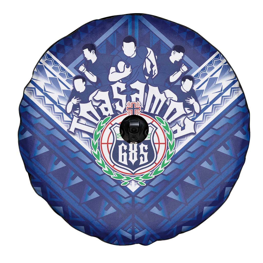 Toa Samoa Rugby Spare Tire Cover Samoan Pride With Tribal Pattern LT05 - Polynesian Pride