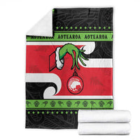 New Zealand Funny Christmas Blanket Maori Tiki LT05 - Polynesian Pride