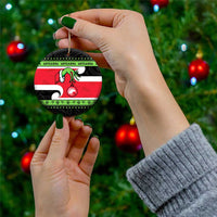 New Zealand Funny Christmas Ceramic Ornament Maori Tiki LT05 - Polynesian Pride