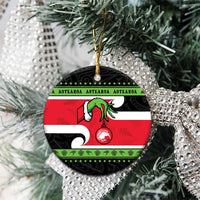 New Zealand Funny Christmas Ceramic Ornament Maori Tiki LT05 - Polynesian Pride