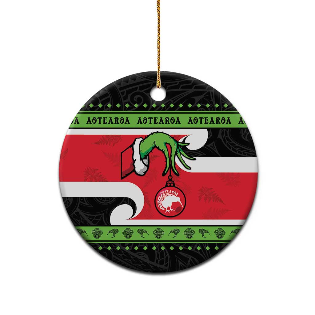 New Zealand Funny Christmas Ceramic Ornament Maori Tiki LT05 - Polynesian Pride
