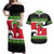 New Zealand Funny Christmas Couples Matching Off Shoulder Maxi Dress and Hawaiian Shirt Maori Tiki