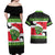 New Zealand Funny Christmas Couples Matching Off Shoulder Maxi Dress and Hawaiian Shirt Maori Tiki